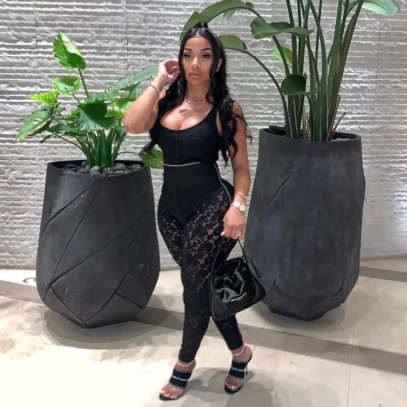 2021 High Quality Women White Stretch Plain Pants Everyone Sucks But Me Lace Patchwork Pants
2021 High Quality Women White Stretch Plain Pants Everyone Sucks But Me Lace Patchwork Pants