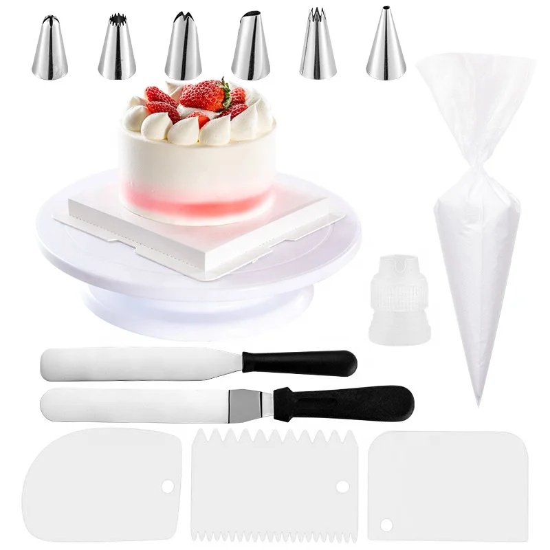 63-piece cake turntable set Baking cake decorating cake decorating mouth Baking tool set
63-piece cake turntable set Baking cake decorating cake decorating mouth Baking tool set