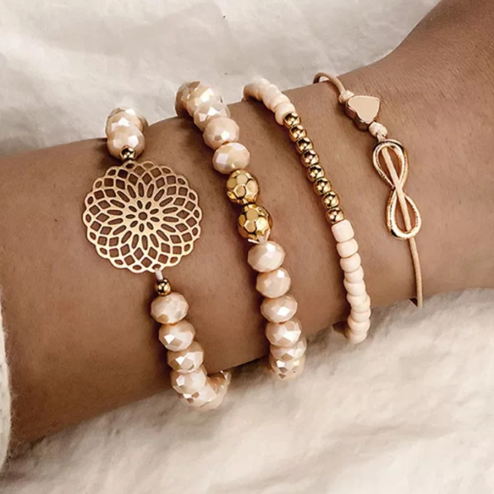 Boho Heart Orange Bead Bracelet Set for Women Flower Chains Adjustable Bracelet Bangle Jewelry N2011062, Picture
Boho Heart Orange Bead Bracelet Set for Women Flower Chains Adjustable Bracelet Bangle Jewelry N2011062, Picture