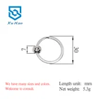 Key Wholesale Metal Flat Key Ring With Beads