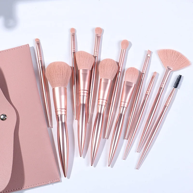 High Quality 12PCS Luxury Professional Matte Plating Rose Gold Makeup Brushes With Travel Portable Bag Cosmetic Brush Set
High Quality 12PCS Luxury Professional Matte Plating Rose Gold Makeup Brushes With Travel Portable Bag Cosmetic Brush Set