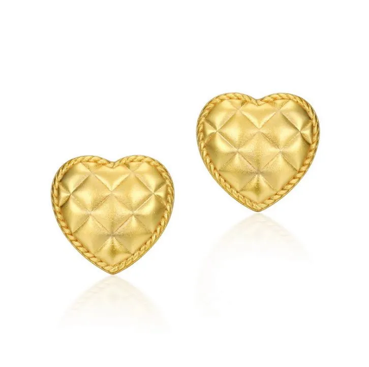 Vintage Love Valentine's Day Sterling Silver Stud Earrings S925 Silver Plated 9K Gold Luxury Classical Geometric Heart Earrings
Vintage Love Valentine's Day Sterling Silver Stud Earrings S925 Silver Plated 9K Gold Luxury Classical Geometric Heart Earrings