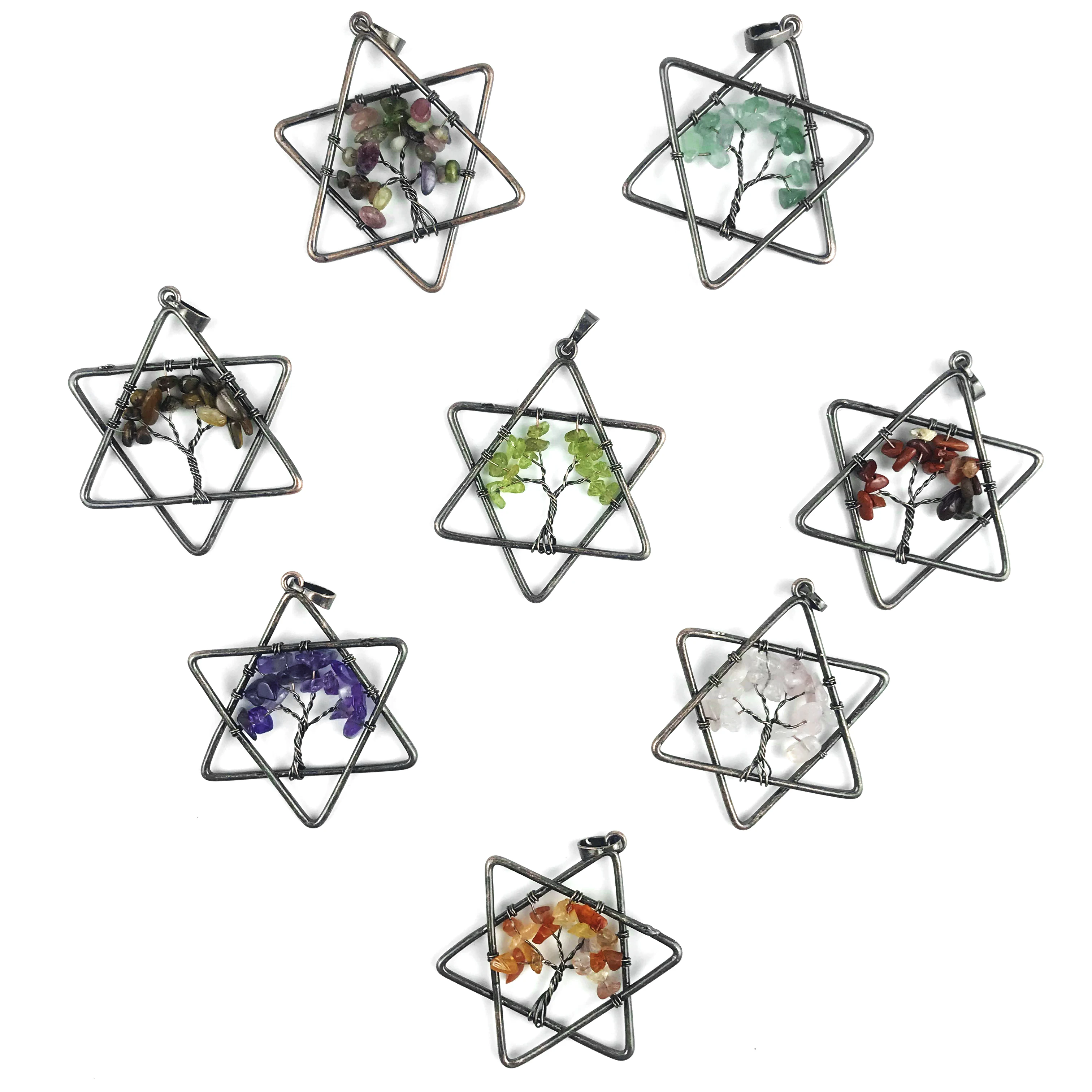 Wholesale natural high quality crystal tree of life necklace wedding souvenirs for guests, Multicolor
Wholesale natural high quality crystal tree of life necklace wedding souvenirs for guests, Multicolor