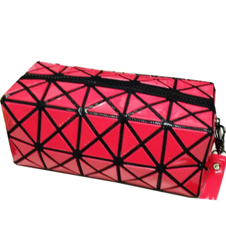 Personalized Custom Diamond Pattern Cosmetic Bag black Pu Shine Leather Custom Cosmetic Bag Low Moq
Personalized Custom Diamond Pattern Cosmetic Bag black Pu Shine Leather Custom Cosmetic Bag Low Moq