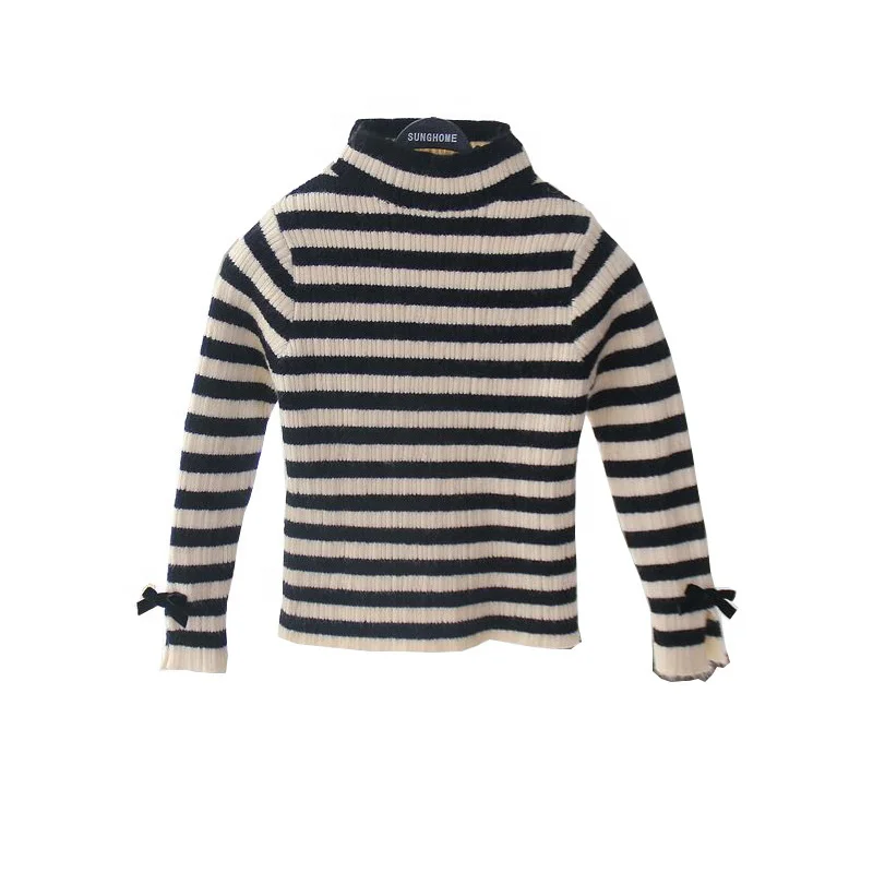 B60393A Korean version of children's cashmere sweater thickened baby half high collar striped sweater wholesale, Pink/black
B60393A Korean version of children's cashmere sweater thickened baby half high collar striped sweater wholesale, Pink/black