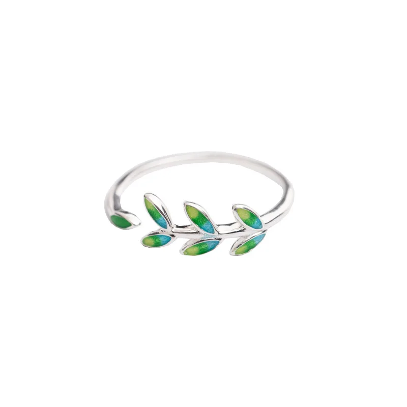 925 pure silver open ring literary fresh leaf ring female Korean pure silver jewelry new trend in 2022
925 pure silver open ring literary fresh leaf ring female Korean pure silver jewelry new trend in 2022