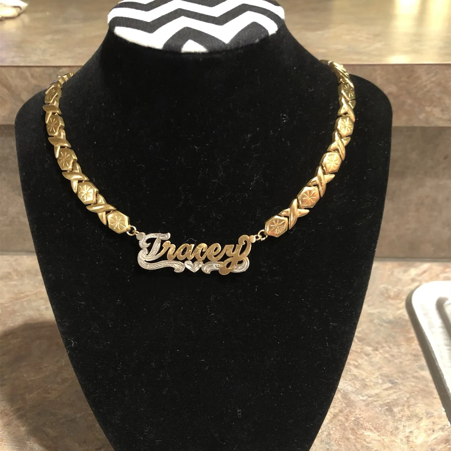 2021 Customized Name XOXO 18K Gold-plated Zircon Wedding Neckle Bracelet Set African Jewelry Set, Picture
2021 Customized Name XOXO 18K Gold-plated Zircon Wedding Neckle Bracelet Set African Jewelry Set, Picture