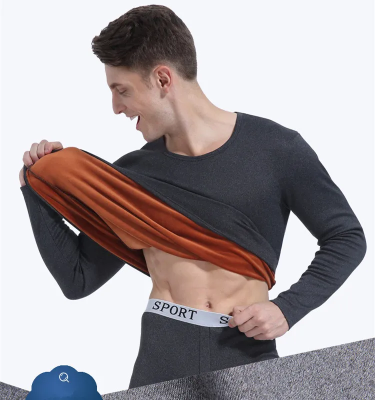 Winter Plus Velvet Padded Round Neck Plus Size Youth Thermal Underwear For Man, 3 colors
Winter Plus Velvet Padded Round Neck Plus Size Youth Thermal Underwear For Man, 3 colors