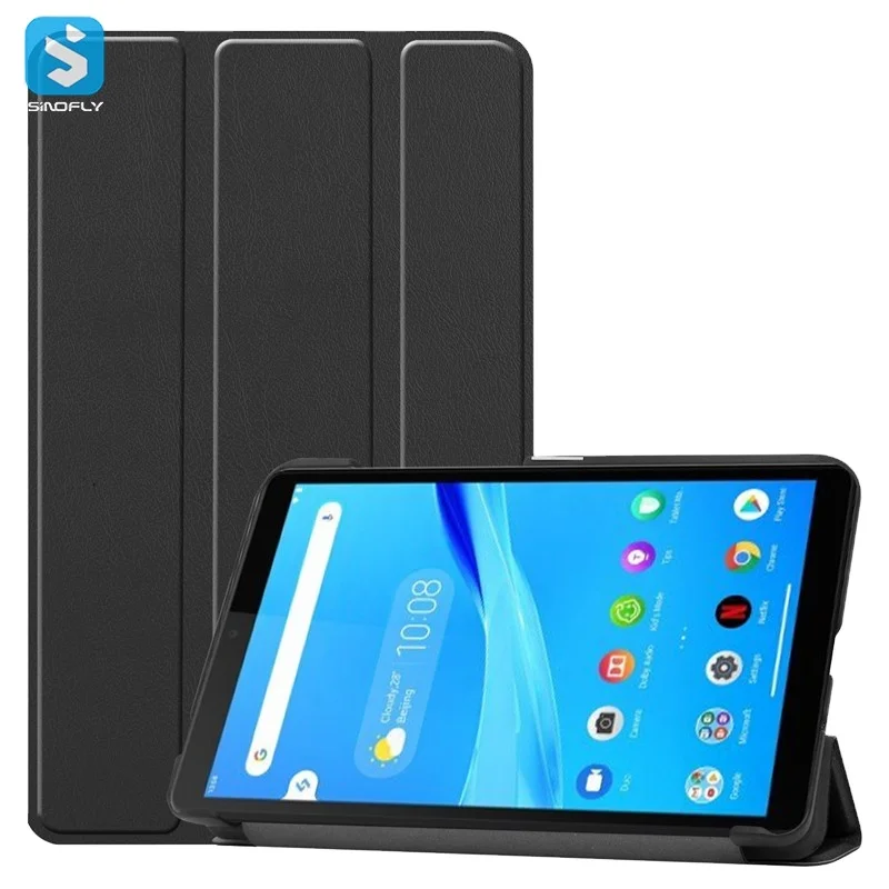 3 folding with stand tablet PU Leather cover case for Lenovo Tab M7 TB-7305 2019 cases, Black, dark blue, purple, red, light blue, gray, rose gold
3 folding with stand tablet PU Leather cover case for Lenovo Tab M7 TB-7305 2019 cases, Black, dark blue, purple, red, light blue, gray, rose gold