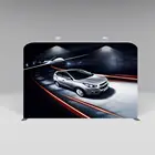 Portable banner stand Aluminum display backdrop fabric stand pop up display for trade show