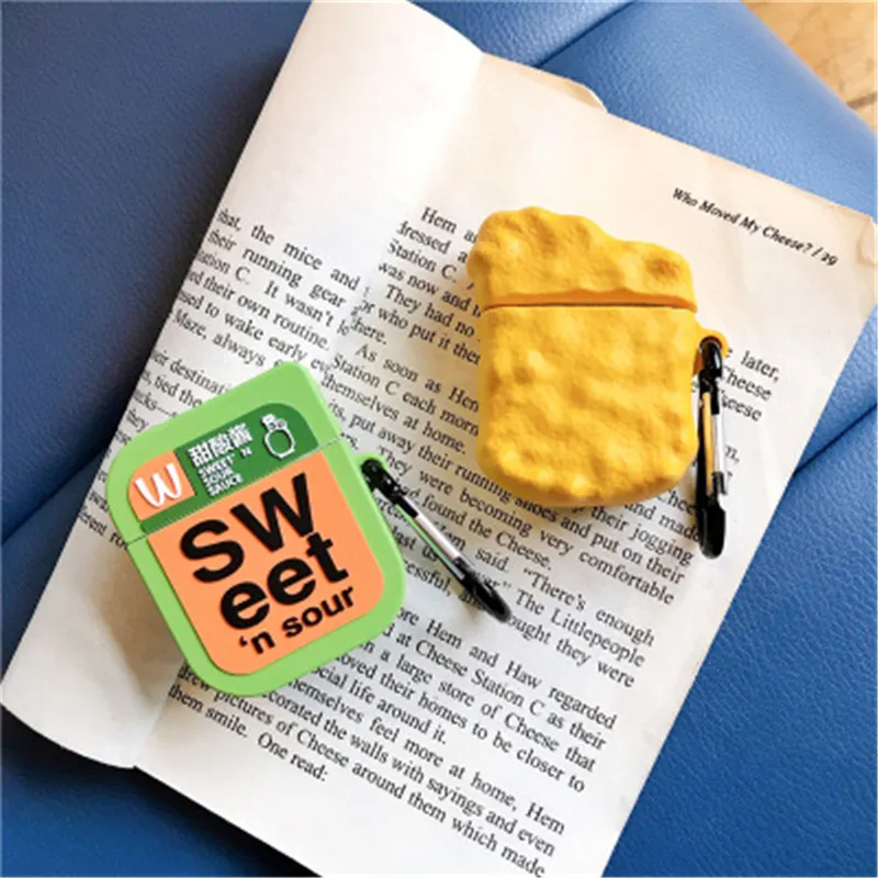 3D Shockproof Food Designer Chicken Sweet Sour Sauce Soft Silicone Protective Case for Airpods 1 2 for Airpods 2 Pro
3D Shockproof Food Designer Chicken Sweet Sour Sauce Soft Silicone Protective Case for Airpods 1 2 for Airpods 2 Pro