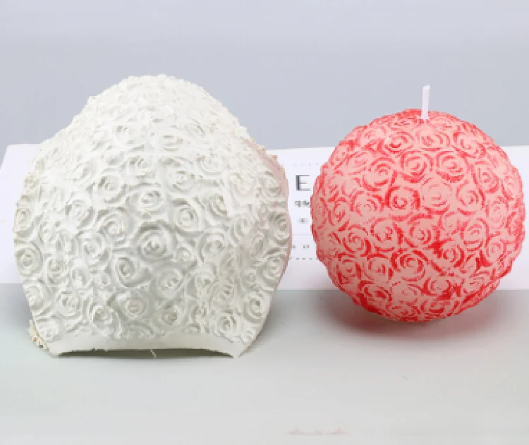 LOVE'N LV286F DIY Craft Soap Valentine's Day gift Simple rose easy to fall off rose round candle mold silicone rose ball mold
LOVE'N LV286F DIY Craft Soap Valentine's Day gift Simple rose easy to fall off rose round candle mold silicone rose ball mold