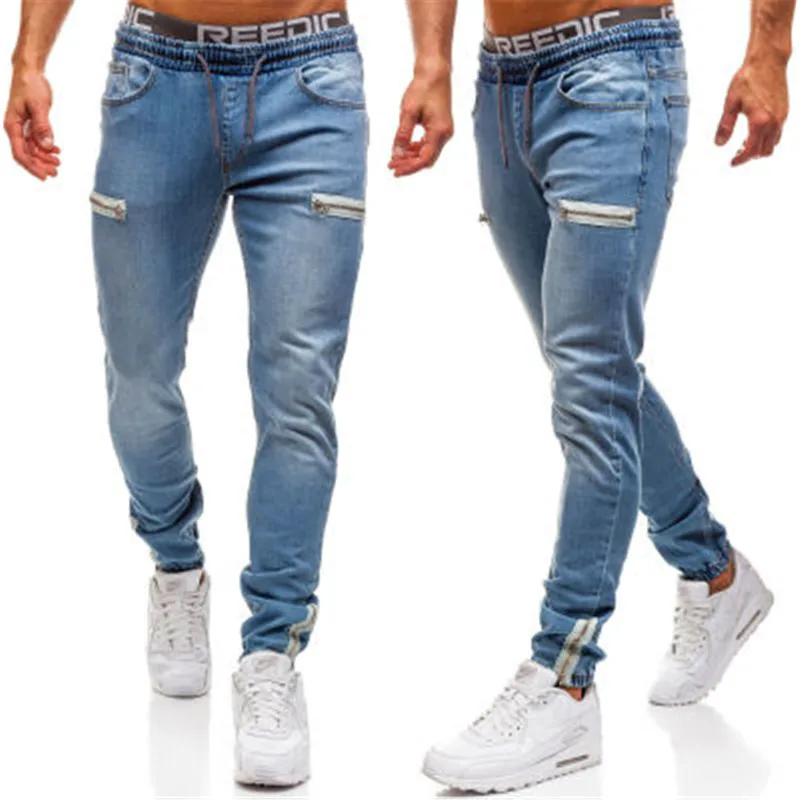 New men's Tight casual Fashion Solid Color Pencil pants Modern Design Cotton Euramerica style Jeans, Customized color
New men's Tight casual Fashion Solid Color Pencil pants Modern Design Cotton Euramerica style Jeans, Customized color