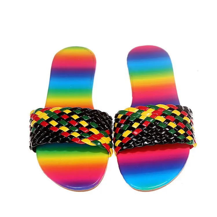 Curlyfur flat colorful flip flops cross tied fashion slippers summer beach sandals for women and ladies, 4 colors
Curlyfur flat colorful flip flops cross tied fashion slippers summer beach sandals for women and ladies, 4 colors