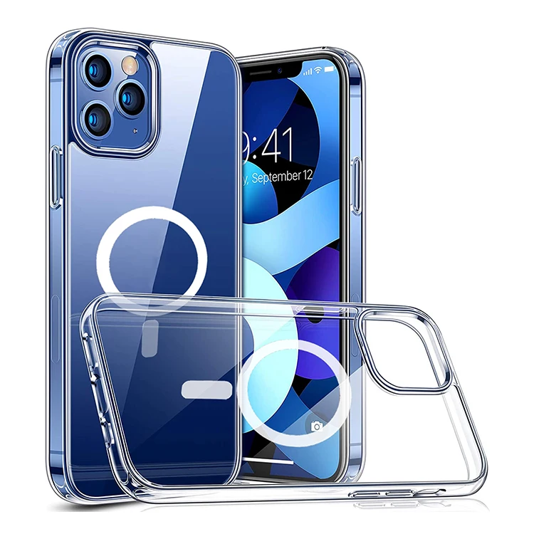 Magnetic clear cell phone case with magnet for iphone 11 12 pro max phone case new design, Transparent
Magnetic clear cell phone case with magnet for iphone 11 12 pro max phone case new design, Transparent