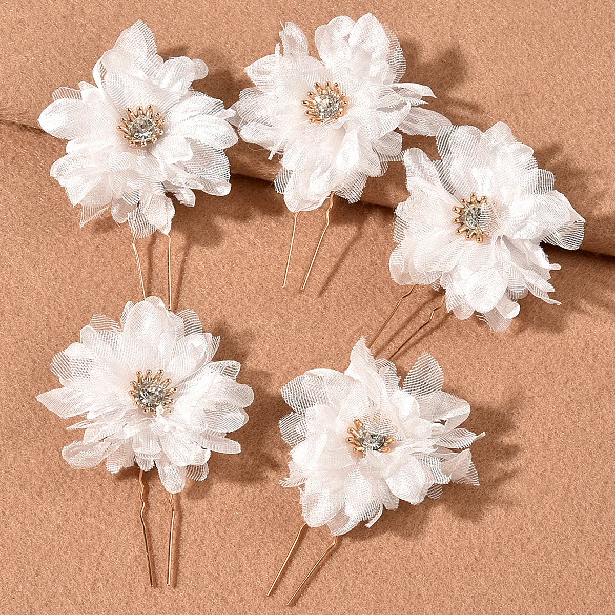 5pcs Luxury Women Fashion Headpieces White Lace Flower Rhinestone Handmade Bridal Hair Clip Head Accessories Wedding Jewelry, Gold silver color
5pcs Luxury Women Fashion Headpieces White Lace Flower Rhinestone Handmade Bridal Hair Clip Head Accessories Wedding Jewelry, Gold silver color