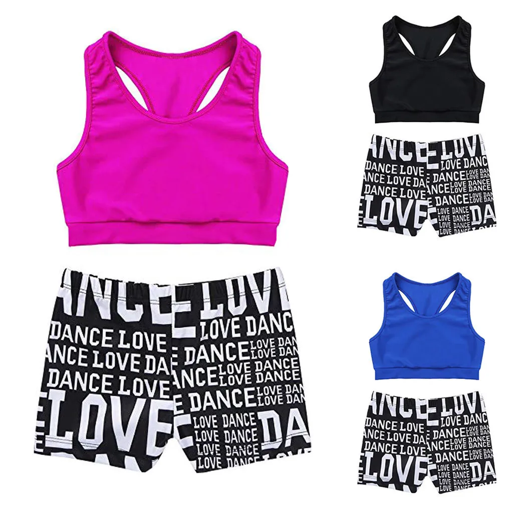 Kids solid color shirts and letter printed shorts baby girls' summer clothing sets children cotton suits for sports and dance, As picture
Kids solid color shirts and letter printed shorts baby girls' summer clothing sets children cotton suits for sports and dance, As picture