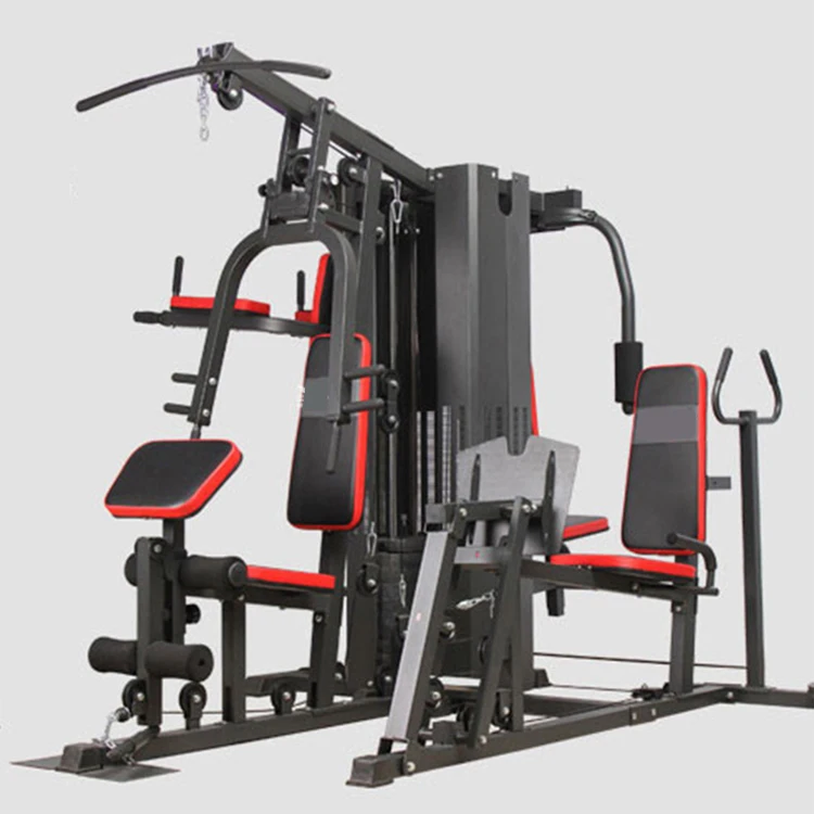 Practical 3 station 5-person gym equipment bodybuilding commercial used weight lifting platform back stretch, Black
Practical 3 station 5-person gym equipment bodybuilding commercial used weight lifting platform back stretch, Black