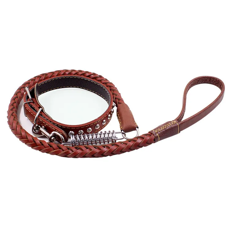 Outdoor dogs walking tools luxury adjustable leather dog leash wist collar set, Black, brown
Outdoor dogs walking tools luxury adjustable leather dog leash wist collar set, Black, brown