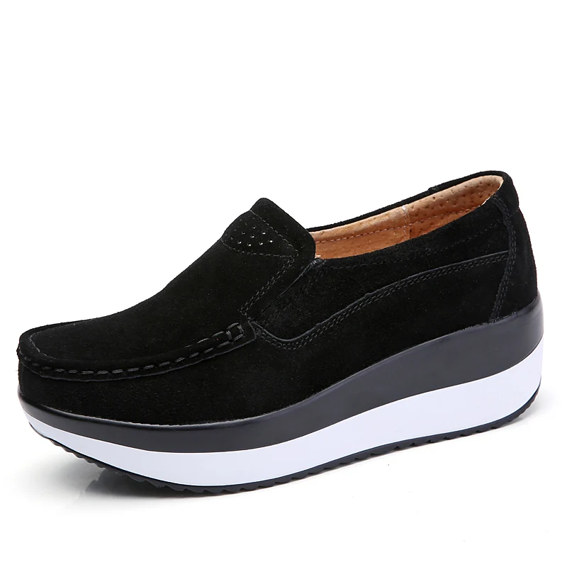 Split Leather Flat Platform 2018 Spring Autumn Moccasins Slip-On Fashion Women Shoes, Gules/blue/grey/black
Split Leather Flat Platform 2018 Spring Autumn Moccasins Slip-On Fashion Women Shoes, Gules/blue/grey/black