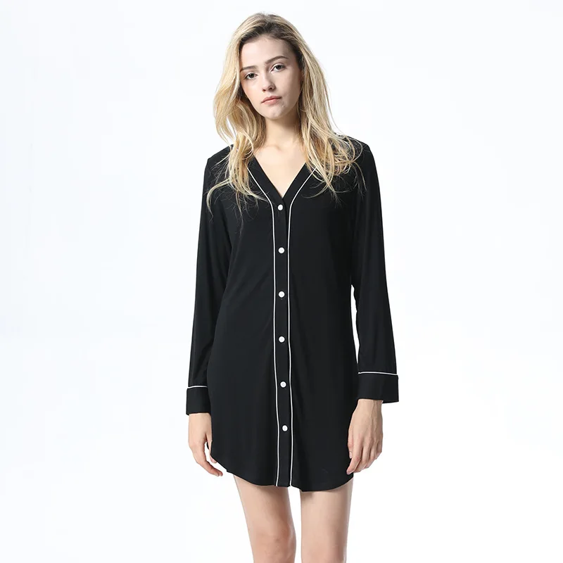 Pajamas Women Cotton modal Sexy Sleepwear With Blouse V-neck 2021 New Design, Navy,red,black
Pajamas Women Cotton modal Sexy Sleepwear With Blouse V-neck 2021 New Design, Navy,red,black