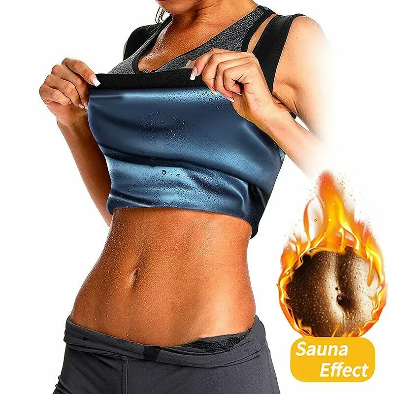 Female Hot Sweat Body Shaper Waist Trainer Sauna Vest Weight Loss Sauna Sweat Suits, Balck
Female Hot Sweat Body Shaper Waist Trainer Sauna Vest Weight Loss Sauna Sweat Suits, Balck