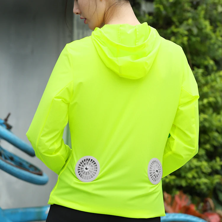 Fashionable Women UV Jacket With Fan Cooling Jacket For Outdoor Sport Meet, Customized
Fashionable Women UV Jacket With Fan Cooling Jacket For Outdoor Sport Meet, Customized