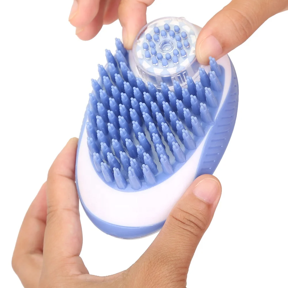 

Pet hair cleaning brush special cleaning tool for bathing Bath Brush Pet Comb SPA Shampoo Massage Brush Shower for pets