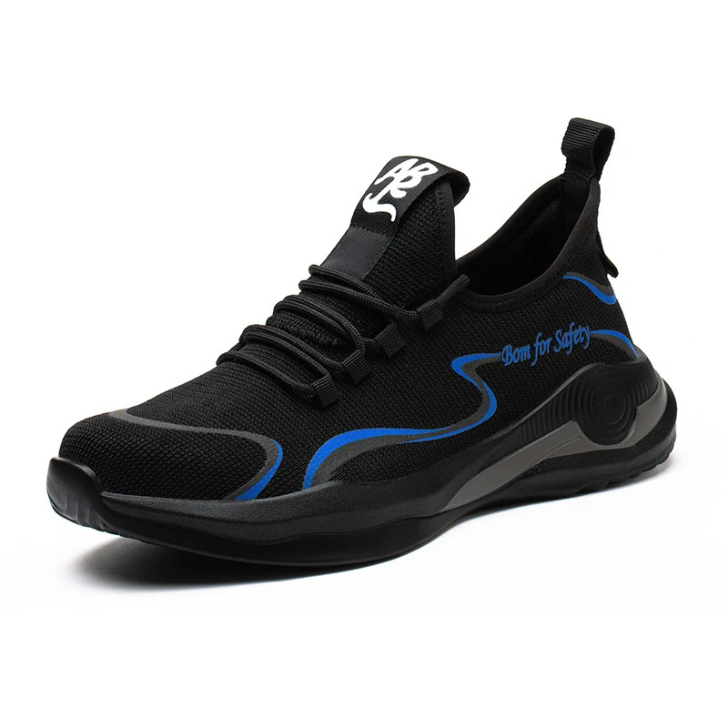 Fashion brand anti puncture portable Industrial sports safety shoes boots work for men women steal toe Breathable lightweight, Black
Fashion brand anti puncture portable Industrial sports safety shoes boots work for men women steal toe Breathable lightweight, Black