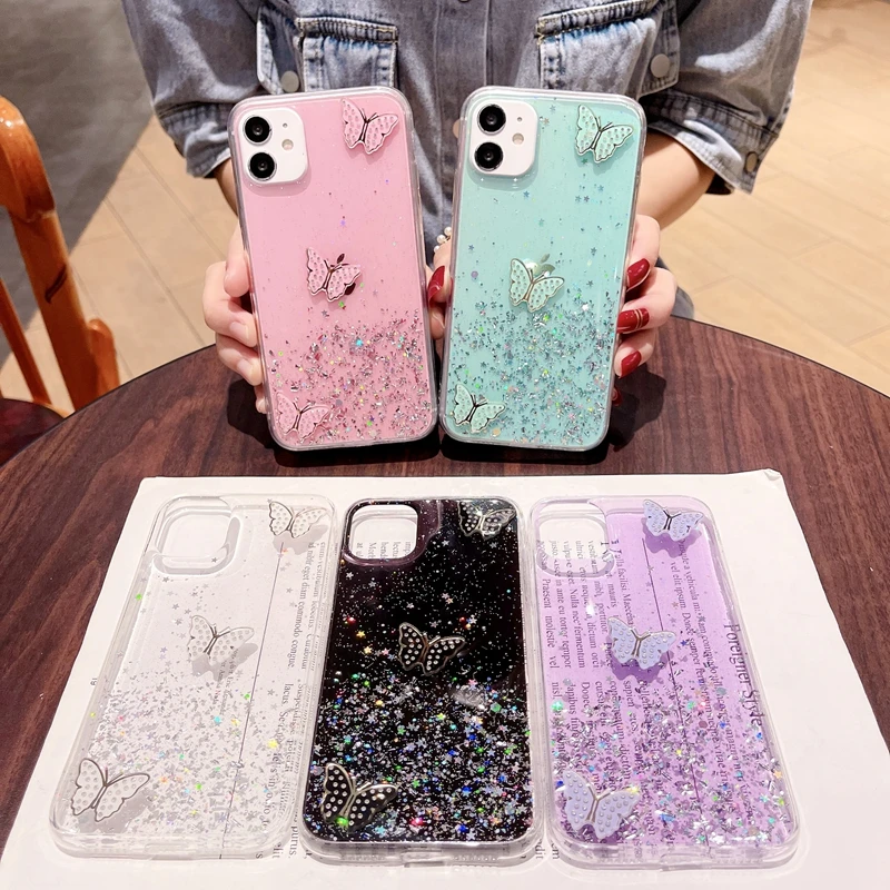 Luxury 3D Glitter Bling Shiny Clear Transparent TPU Phone Cover Case For iPhone 12 Pro Max 13 Pro XS Max XR
Luxury 3D Glitter Bling Shiny Clear Transparent TPU Phone Cover Case For iPhone 12 Pro Max 13 Pro XS Max XR