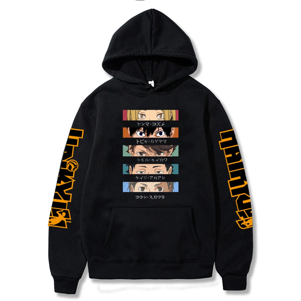 Hot Japanese Anime Haikyuu Hoodies Men Funny Karasuno Fly High Graphic Streetwear Unisex Sweatshirts Male
Hot Japanese Anime Haikyuu Hoodies Men Funny Karasuno Fly High Graphic Streetwear Unisex Sweatshirts Male