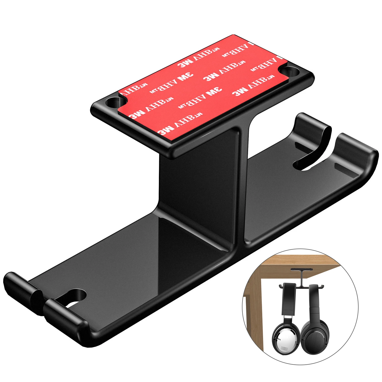 New Bee NB-Z10 Earphone Earhook Holder Headset Hanger Holder Under Desk Stand Headphone Hook Holder, Black, sliver
New Bee NB-Z10 Earphone Earhook Holder Headset Hanger Holder Under Desk Stand Headphone Hook Holder, Black, sliver