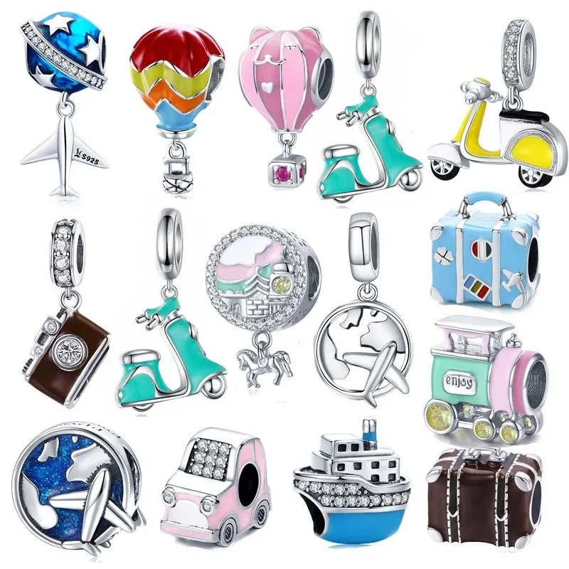 fit Europe Bracelet Silver 925 Original CZ Airplane Car Ship Camera Charms S925 Pink Trunk Air Balloon Beads for Jewelry Making 
fit Europe Bracelet Silver 925 Original CZ Airplane Car Ship Camera Charms S925 Pink Trunk Air Balloon Beads for Jewelry Making