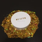 Beauty 26 Letter Glitter Chunky 5mm Solvent Resistant Glitter For Party Decoration