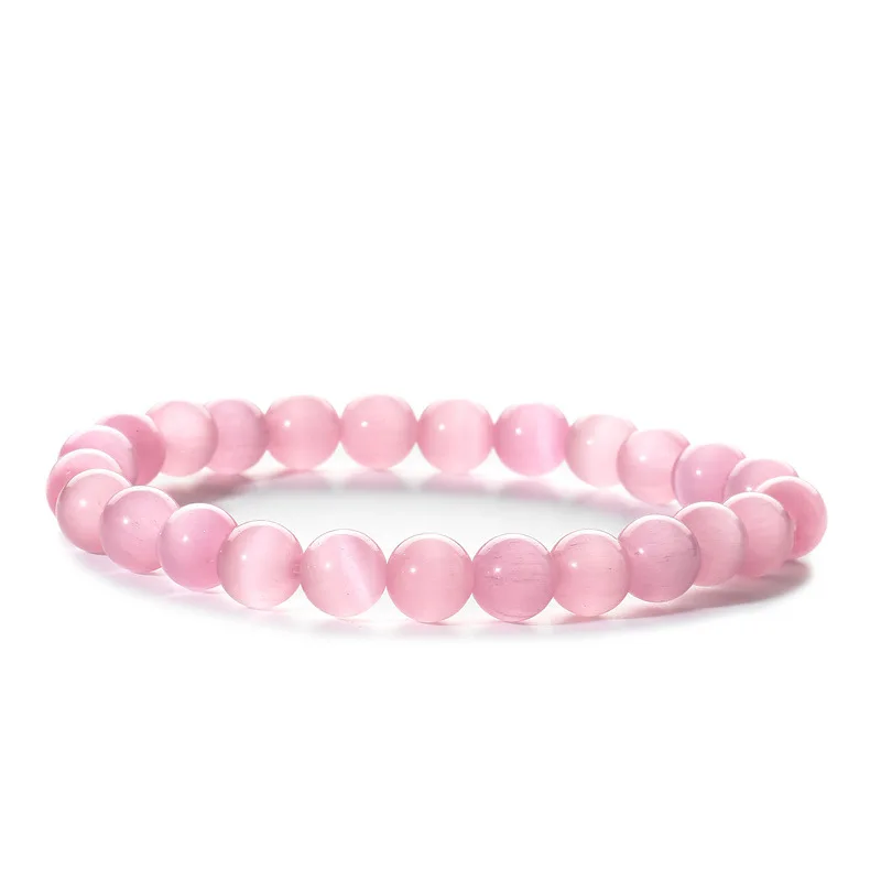 High Quality Beads Jewelry Bangle Crystal Opal Stone Beaded 8mm Multi Color Cat Eye Round Beaded Bracelet For Women Girls
High Quality Beads Jewelry Bangle Crystal Opal Stone Beaded 8mm Multi Color Cat Eye Round Beaded Bracelet For Women Girls