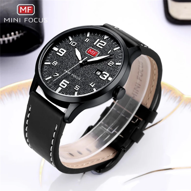 2021 Fashion Casual Watch Men Date Display Genuine Leather Strap Green Dial Arabic Number MINI FOCUS relogio masculino
2021 Fashion Casual Watch Men Date Display Genuine Leather Strap Green Dial Arabic Number MINI FOCUS relogio masculino