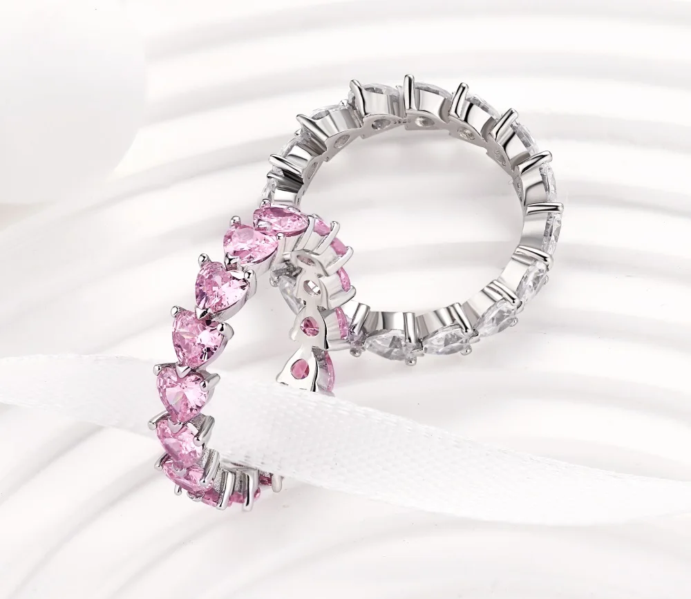 Bling 925 Sterling Silver Ring Jewelry For Women Heart Shape Diamond 925 Silver Rings
Bling 925 Sterling Silver Ring Jewelry For Women Heart Shape Diamond 925 Silver Rings