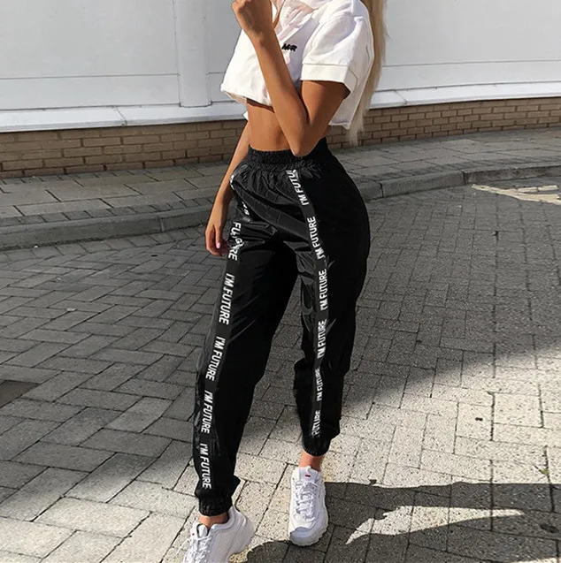 Women Full Length Loose Jogger Mujer Sporting Elastic Waist Black Casual Combat Streetwear Fashion Pants Harem Pants Trousers
Women Full Length Loose Jogger Mujer Sporting Elastic Waist Black Casual Combat Streetwear Fashion Pants Harem Pants Trousers