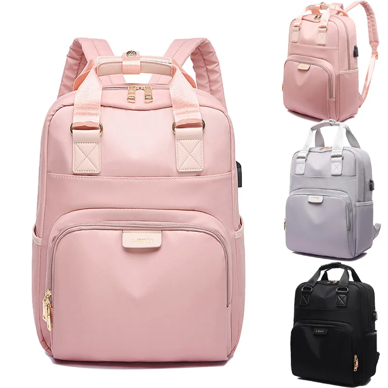 Fashion Backpacks Women13.3 14 15.6Inch Laptop Backpack with USB Charger Female Back Pack School Bags For Teenage Girls, Black, pink, gray
Fashion Backpacks Women13.3 14 15.6Inch Laptop Backpack with USB Charger Female Back Pack School Bags For Teenage Girls, Black, pink, gray
