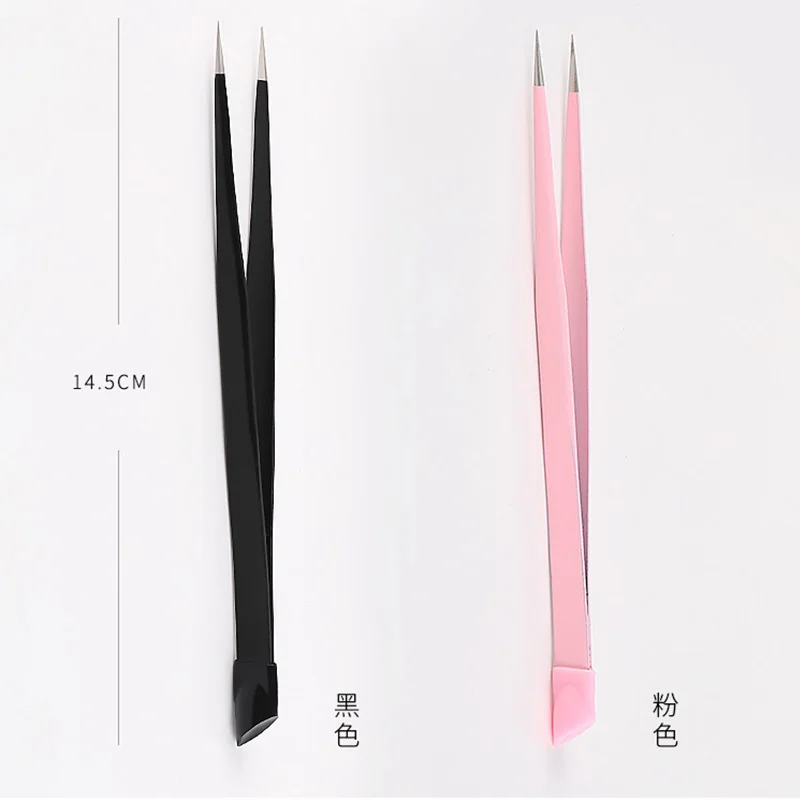 Professional salon silicone stainless steel two way nail decoration picker tweezers, Black,pink
Professional salon silicone stainless steel two way nail decoration picker tweezers, Black,pink