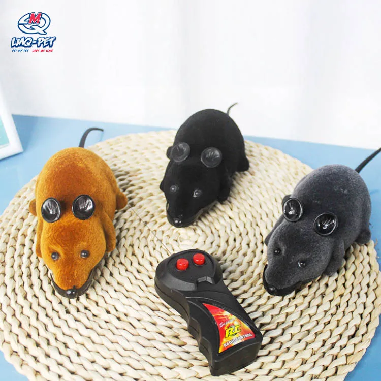 Wireless Remote Control Mouse Electronic Interactive Pet Plush Mouse Cat Toy Pet Funny Simulation Mouse Toy For Cat Playing, Black, grey, brown
Wireless Remote Control Mouse Electronic Interactive Pet Plush Mouse Cat Toy Pet Funny Simulation Mouse Toy For Cat Playing, Black, grey, brown