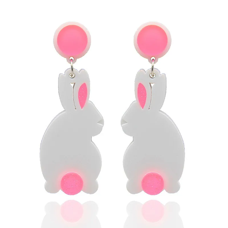 Fashionable cute white rabbit wild earrings Japanese and Korean temperament cute girl cute pet earrings
Fashionable cute white rabbit wild earrings Japanese and Korean temperament cute girl cute pet earrings