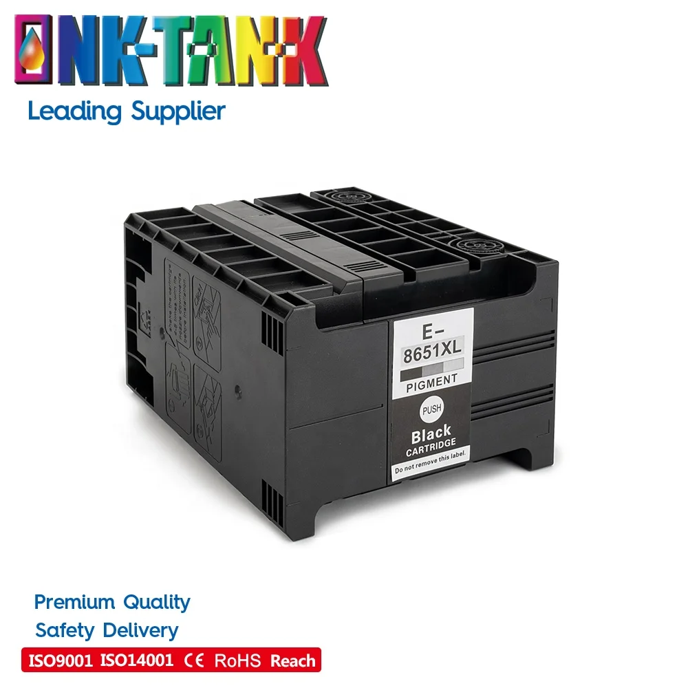 INK-TANK C13T865140 T8651 8651 8651XL T7441XL Premium Black Compatible InkJet Ink Cartridge for Epson Workforce Pro 5690 Printer
INK-TANK C13T865140 T8651 8651 8651XL T7441XL Premium Black Compatible InkJet Ink Cartridge for Epson Workforce Pro 5690 Printer