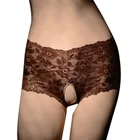 Open Crotch Lace Sexy Mens Lingerie lingerie |mens Underwear Panties plus size
