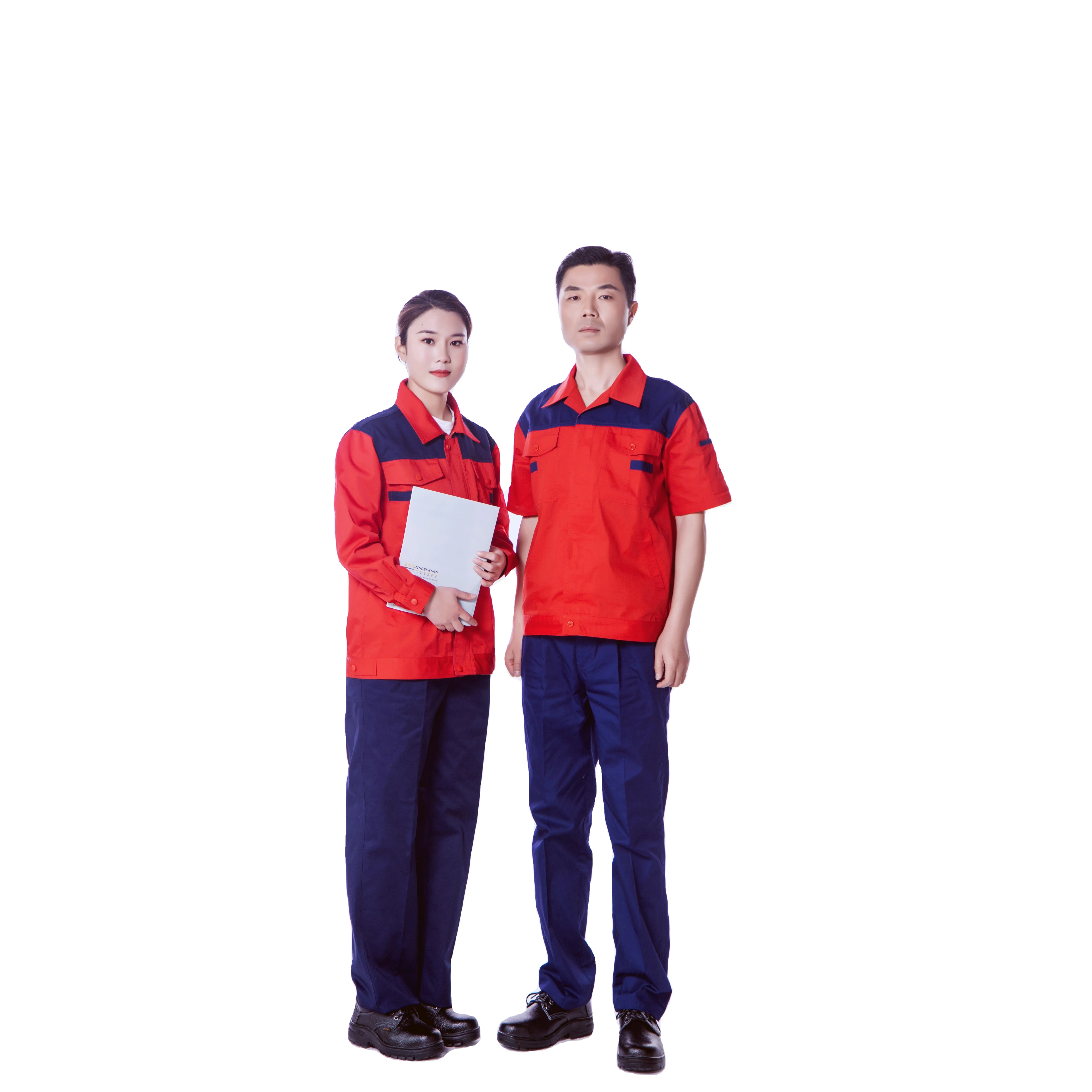 Production workshop work clothes The construction site work clothes red with blue short sleeves summer workwear, Blue with red
Production workshop work clothes The construction site work clothes red with blue short sleeves summer workwear, Blue with red