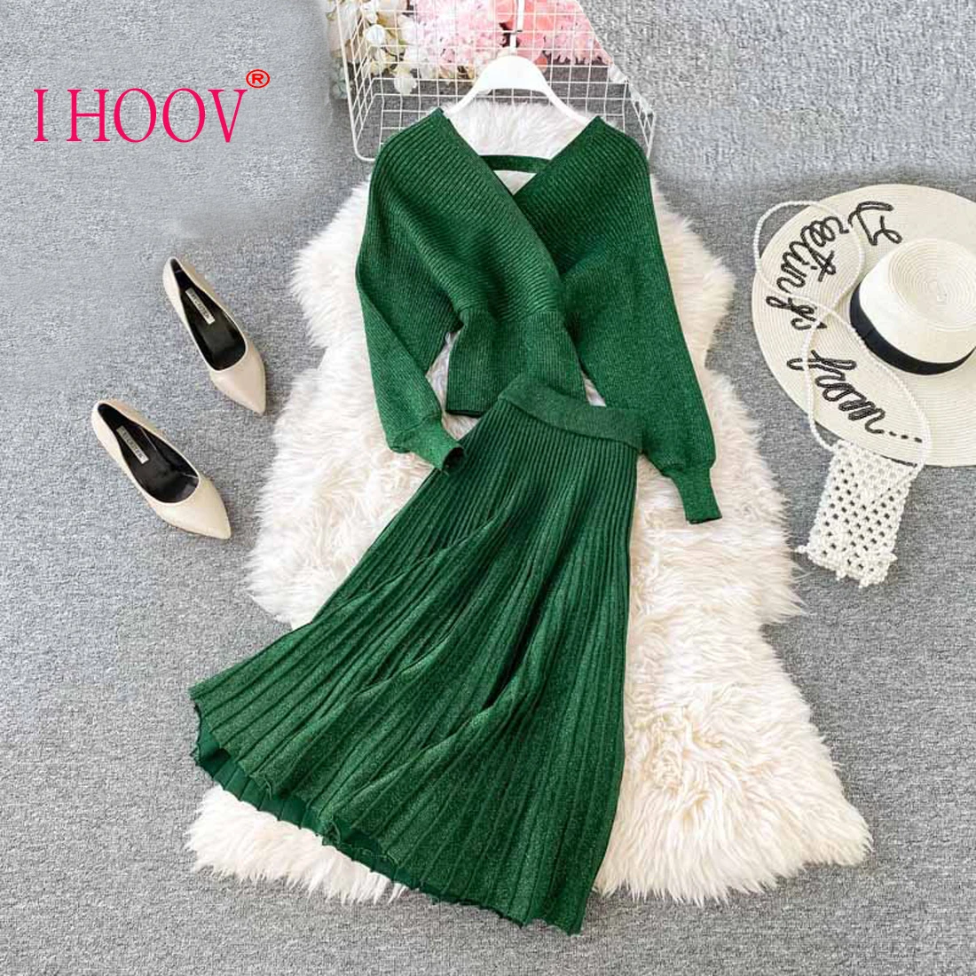 7 Colors Autumn and winter long sleeved Knit women's sweaters tops and pleated Long skirts Split set two piece, Camel, khaki, white, wine red , blue
7 Colors Autumn and winter long sleeved Knit women's sweaters tops and pleated Long skirts Split set two piece, Camel, khaki, white, wine red , blue