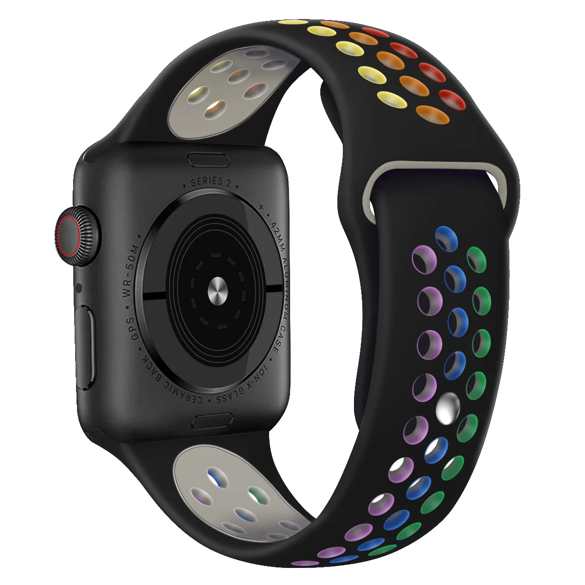 Shockproof High Quality For Apple Watch Pride Edition Strap Bands Nikee Sport Rainbow Silicon Band For Iwatch 2 3 4 5 Straps, 31 colors
Shockproof High Quality For Apple Watch Pride Edition Strap Bands Nikee Sport Rainbow Silicon Band For Iwatch 2 3 4 5 Straps, 31 colors