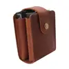 Boshiho 2 Sets Gift Custom Genuine Leather Playing Cards Case Poker Card Holder Playing Card Holder For The Elderly