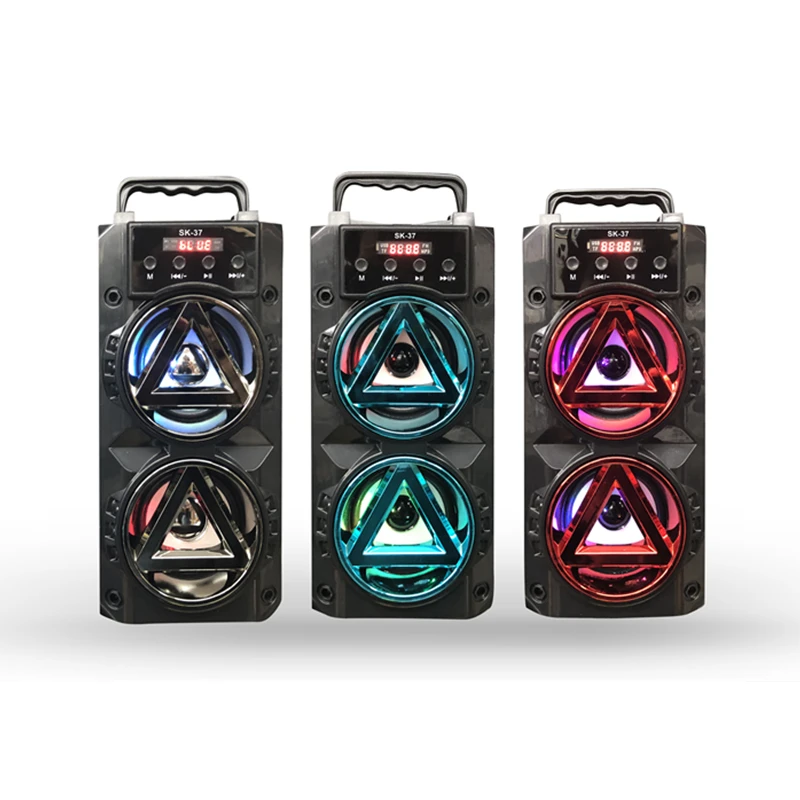 SK-1037 wooden crate the best portable wireless speaker outdoor wireless speaker with Electroplating Speaker Frame
SK-1037 wooden crate the best portable wireless speaker outdoor wireless speaker with Electroplating Speaker Frame
