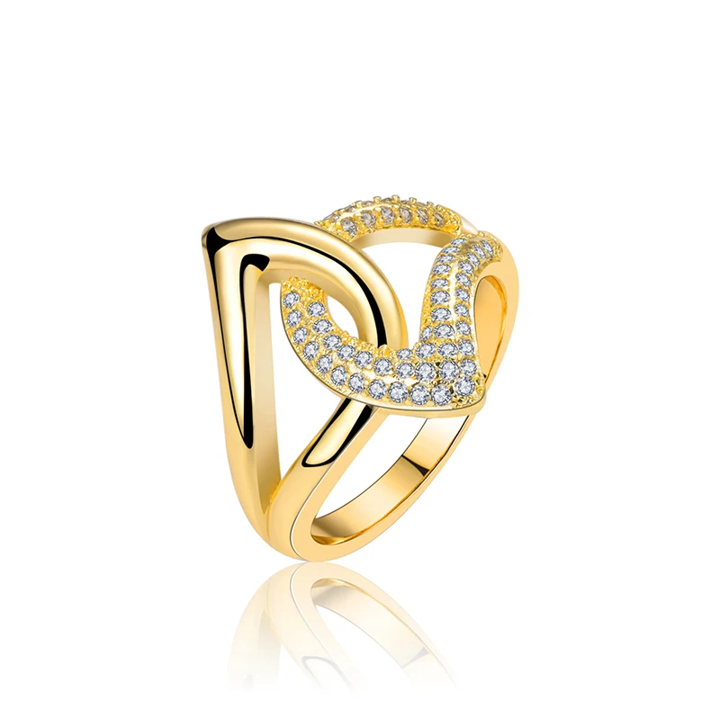 Brass gold-plated 18K electroplated cubic zircon fashion European and American twist rope ring jewelry jewelry ladies, Golden
Brass gold-plated 18K electroplated cubic zircon fashion European and American twist rope ring jewelry jewelry ladies, Golden